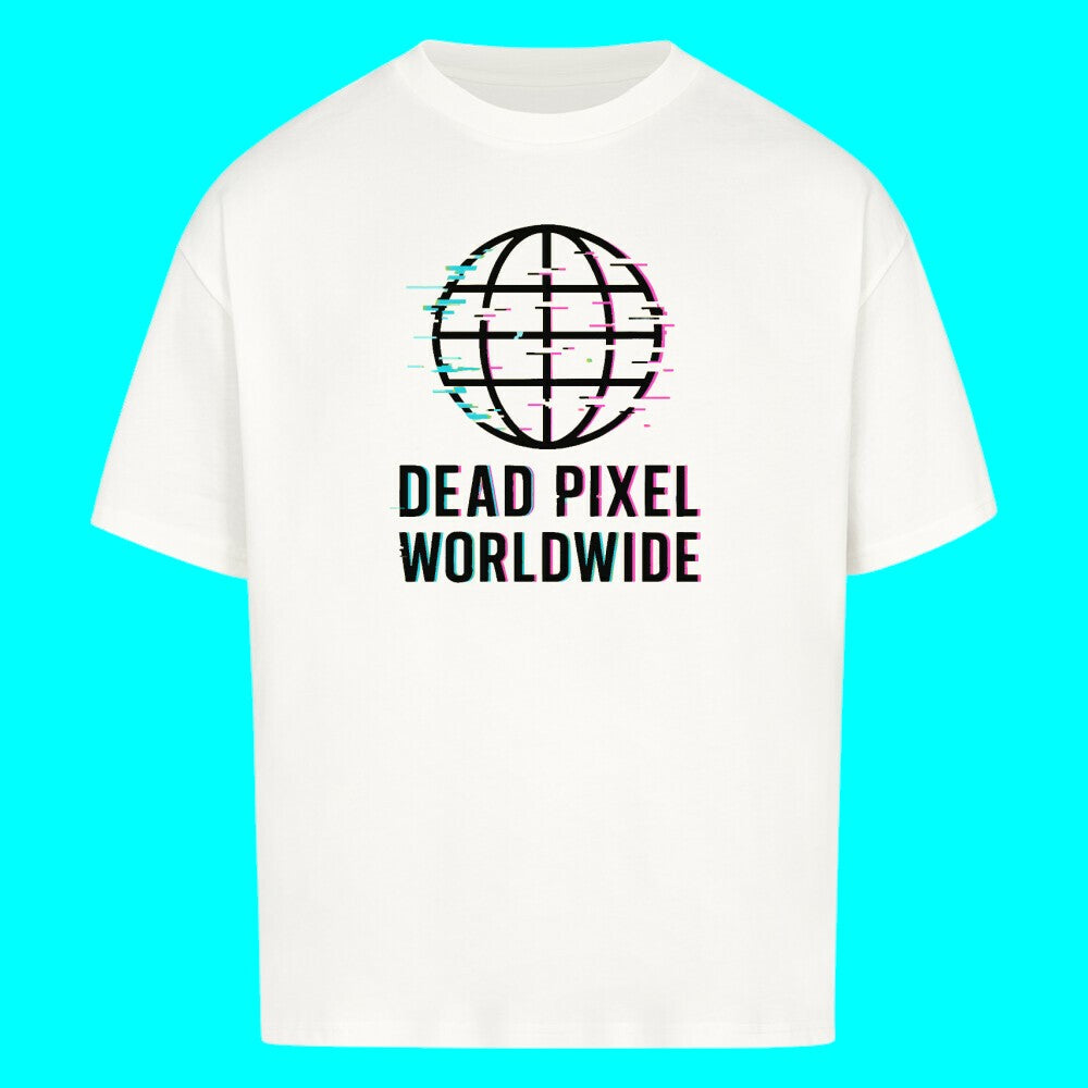 Oversize T-Shirt „Dead Pixel Worldwide“ – Global Streetwear Drop