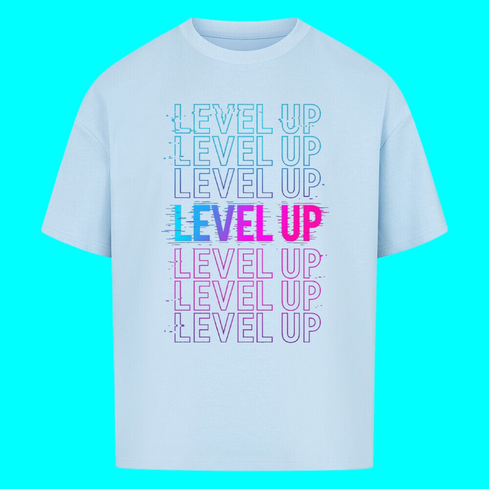 Oversize T-Shirt „Level Up“ – Progress Mode Enabled