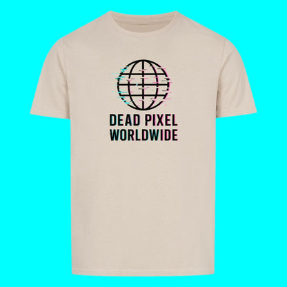 Premium T-Shirt „Dead Pixel Worldwide“ – One Frequency. Everywhere.